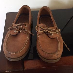 Leather loafers